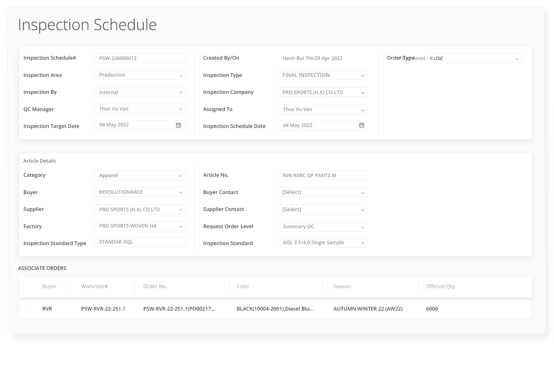 inspection-scheduling