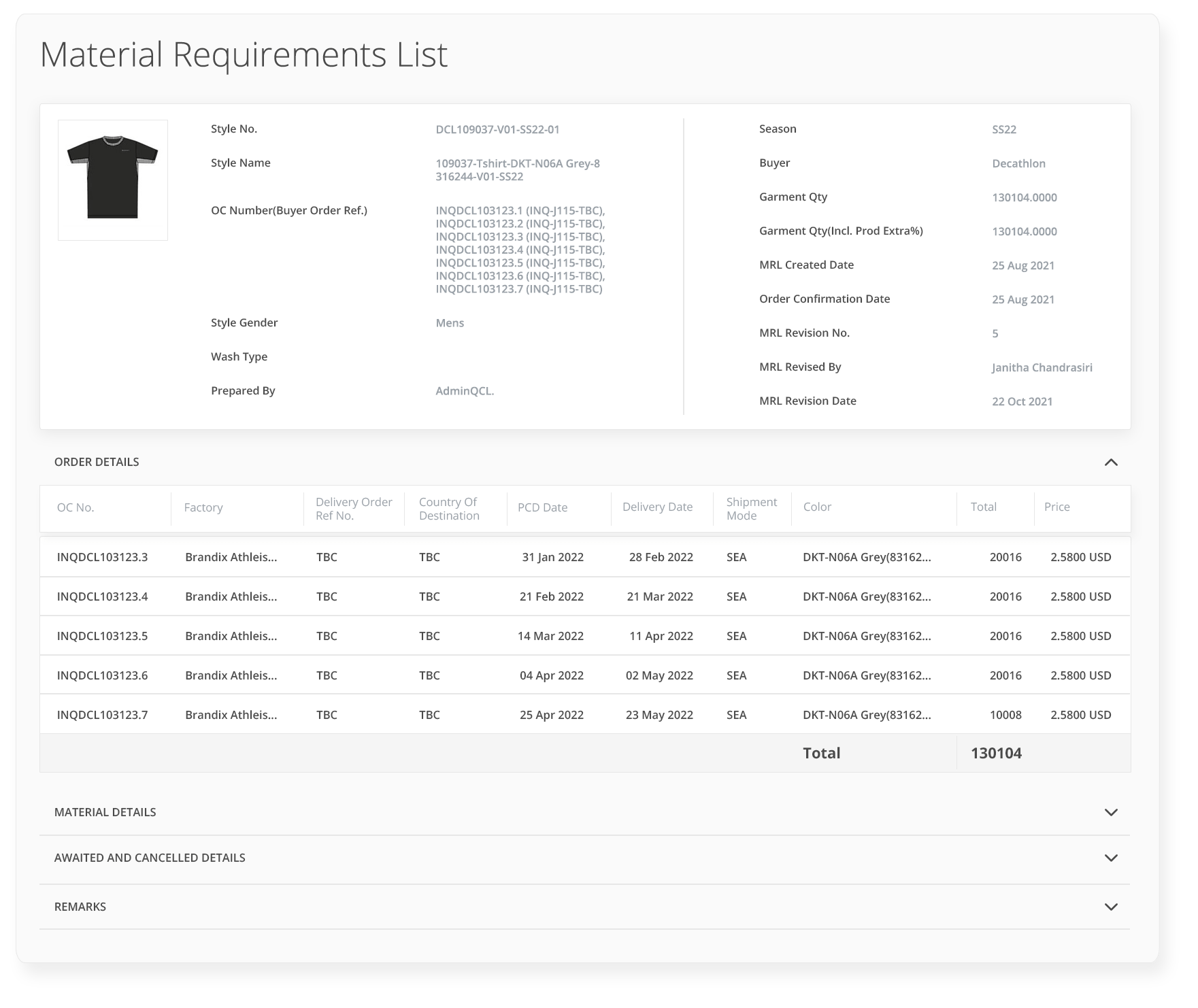 intelligent-material-requirement-calculation