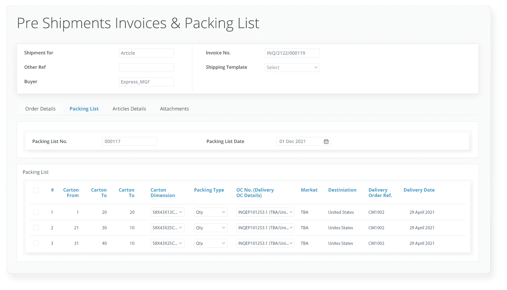 pre-shipment-invoices